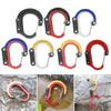 Lightweight Carabiner Clip and Hook Backpack Hanger Outdoor Survival Climbing Carabiner Rotating Hook Easy To Use