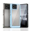 Прозрачный чехол PMMA для Asus Zenfone 11 Ultra 10 9 Zenfone11Ultra Zenfone10 Zenfone9 TPU цветной мягкий край жесткий чехол