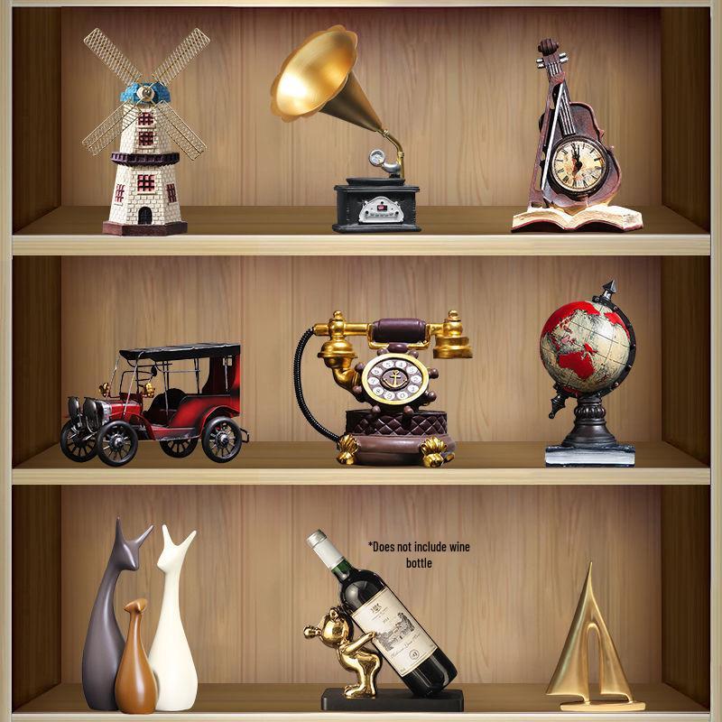 2025 High-End Living Room Decor: Wine & TV Cabinet Art Pieces