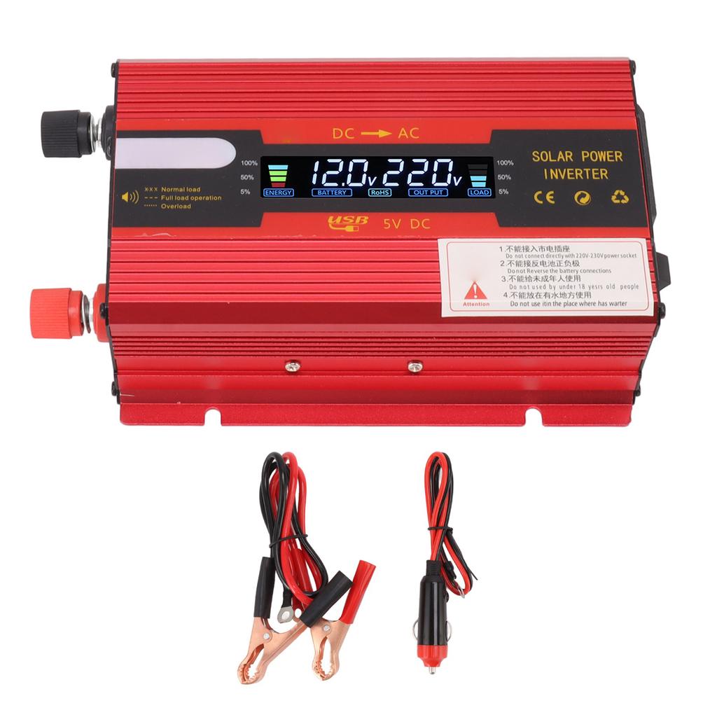 420 Watt Modified Sine Wave Power Inverter 12V 220V 420W Car Power Inverter with LCD Display