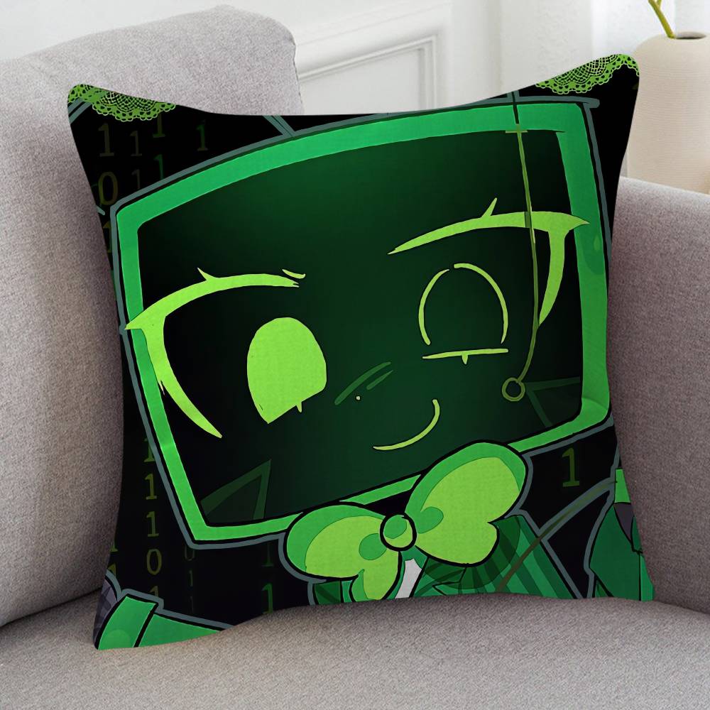 GAME Dandys World Cartoon Series Square Pillowcase Soft Waist Sofa Cushion Cover Bedroom Room Pillowcase