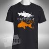 Catfish and Carp Men's T-Shirt Fishing Angler Fly Night Fisherman Bait