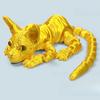 3D-печатная фигурка кошки сфинкса, реалистичная бесшерстная кошка, милая 3D-печатная игрушка, подвижная игрушка-непоседа для влюбленных, домашний декор