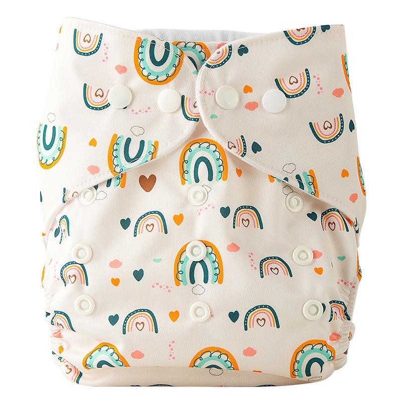 Многоразовые стирающиеся подгузники для малышей 1-3 лет 3,5-15 кг Регулируемые кнопки Экологичные детские штанишки