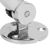 316 Stainless Steel Marine Antenna Base Mount 180 Degree Adjustable 19mm Diameter Rail Boat Ratchet Rail Mount
