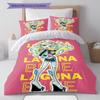 Lagoona Pattern Bedding Home Decoration Birthday Gift ( 1 duvet cover + 2 pillowcase, without core),fan merchandise.