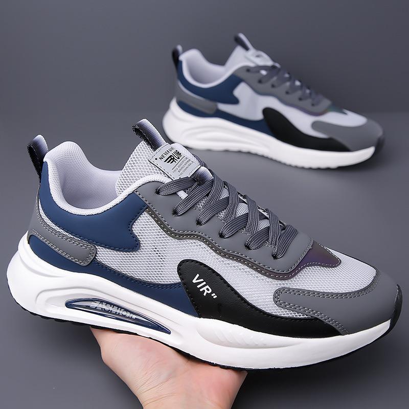 Fashion Spring Autumn Designer New Platform Net Hollowed Out Outdoor Men's Sneakers Fashion Soft Sole Casual Comfortable Men Shoes