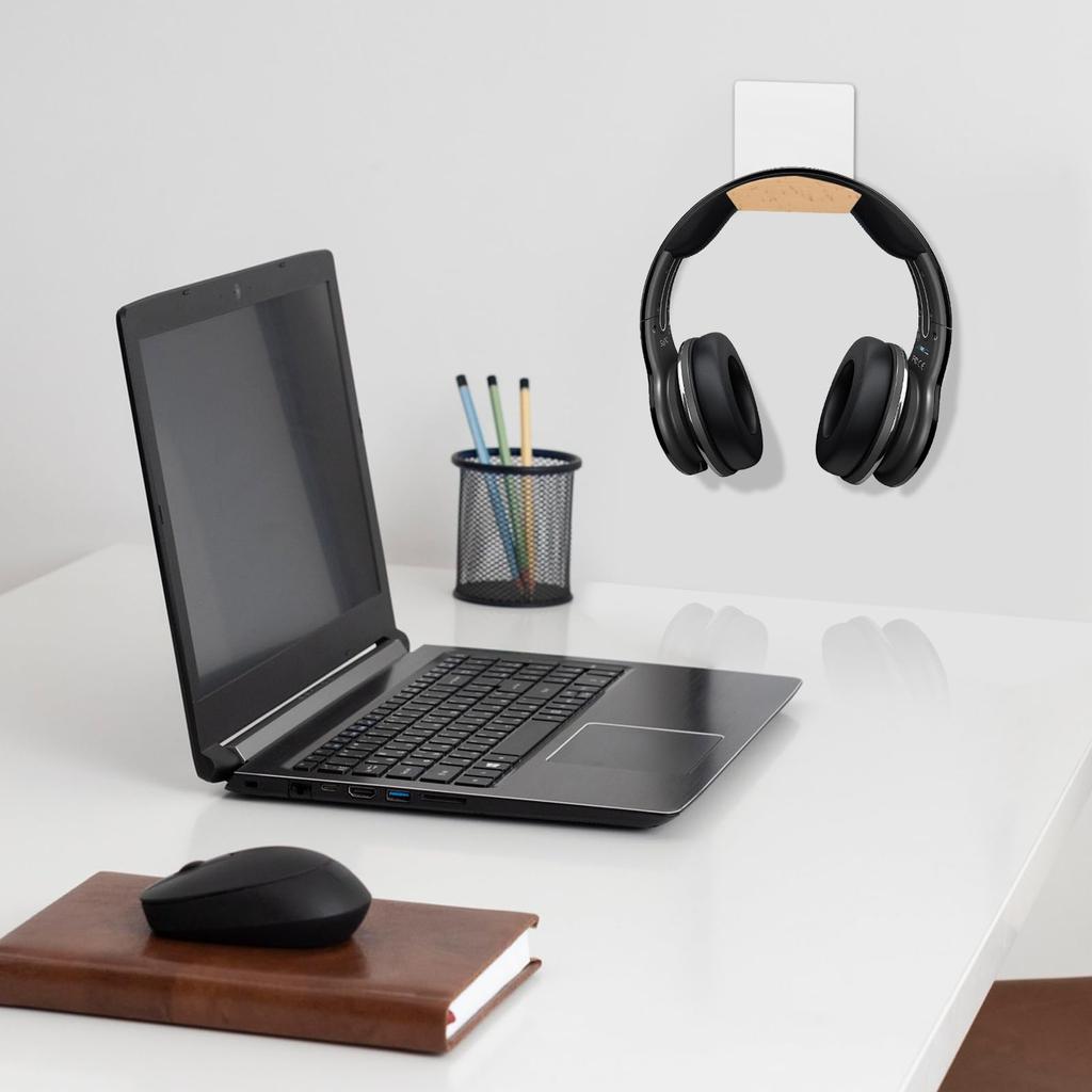 KAIXUANMAN Magnetic Headphone Hanger Headphone Hook Headphone Holder Storage Stand Controller Stand Bag Hanger Bag Hook Bag Hook Beech Multi-Purpose