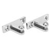 2pcs Bimini Top 90 Degrees  Deck Hinge 316 Stainless Steel Heavy Duty Marine Boat Deck Hinge Mount