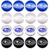 4Pcs 56mm Car Wheel Center Hub Caps Cover Sticker Decals For Subaru Impreza Legacy WRX STI BRZ Forester Ascent Levorg XV WRC
