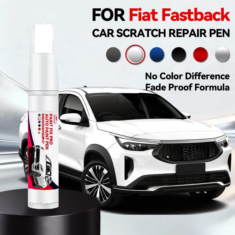 Car Paint Repair Pen For 2022-2025 FIAT Fastback Paint Scratch Repair Accessories White Blue Grey Amalfi Blue Volcano Black