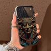 Mayan Aztec Calendar Statue  Phone Case For iPhone 17 16 15 14 13 12 11 Pro Max Plus Silver Matte Black Cover