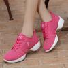 Women Breathable Soft Dance Shoes Lightweight Outdoor Training Casual Sneakers Ladies Sports Modern Jazz Practice Shoes