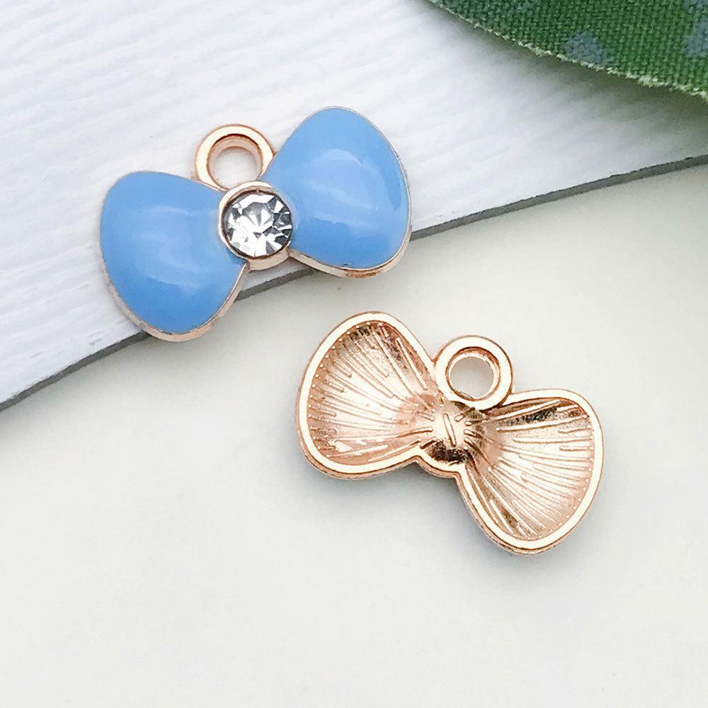 Ожерелье/браслет с подвеской «Снежинка и бант» в стиле «Любовь» – ювелирный аксессуар ручной работы