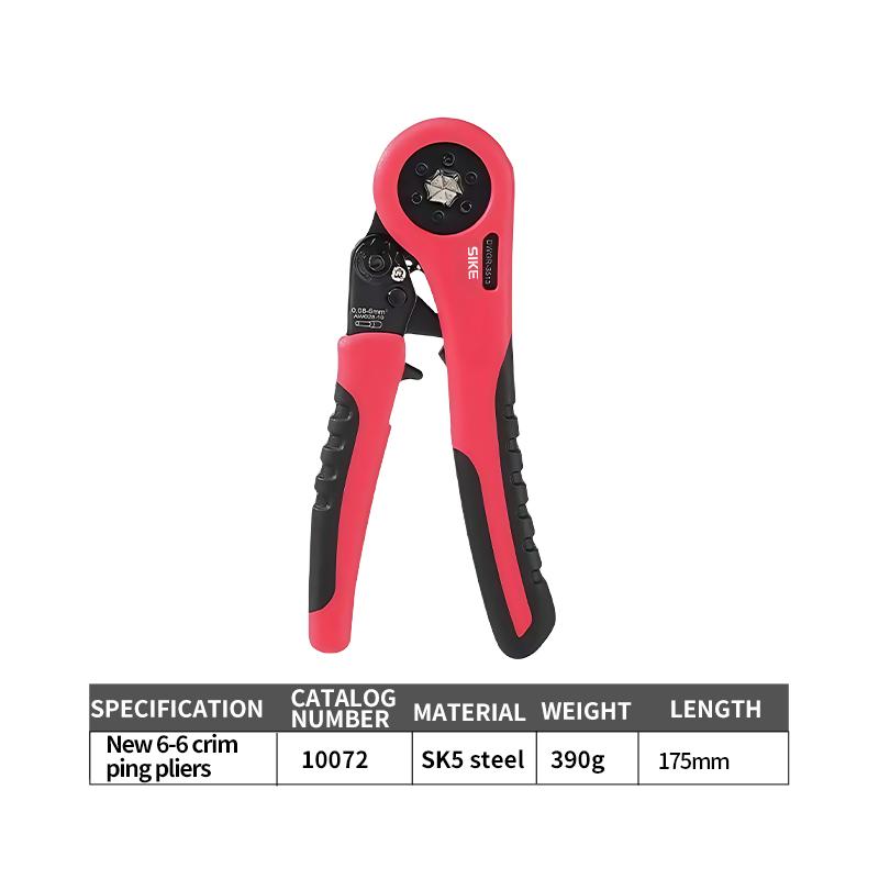 Electrical Terminal Crimping Tool Adjusting Tube Ferrules Terminal Crimpzange Bootlace Crimpers Hand Electrical