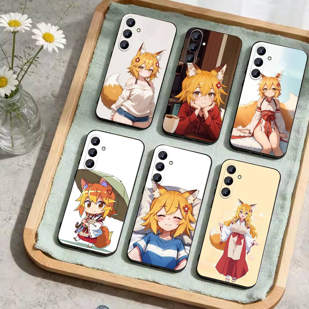The Helpful Fox Senko-san Senko Phone Case For Samsung Galaxy A73,A72,A71,A70,A52,A51 Others Soft Black Cover