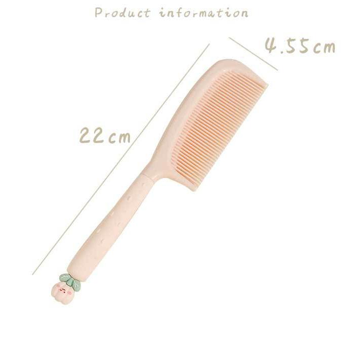 1 шт. Милая щетка для волос для детей и девочек, модная цветочная милая щетка для волос для девочек, силиконовая ручка, прямая детская женская расческа для волос