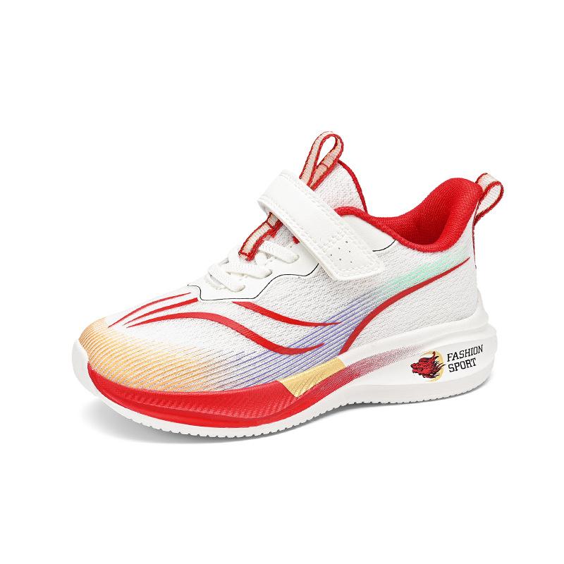 2025 Year of the Dragon limited spring new mesh breathable boys running shoes medium and older children's casual sports shoes