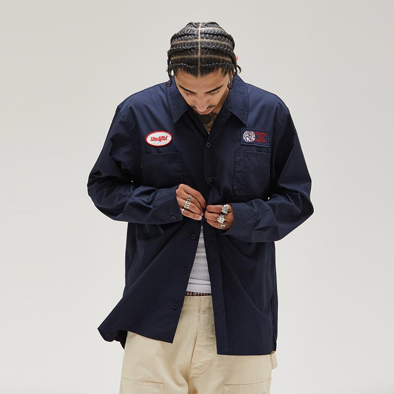 UNDEFEATED Shirts Unisex Lapel Moderate Workwear UI23GLW01M