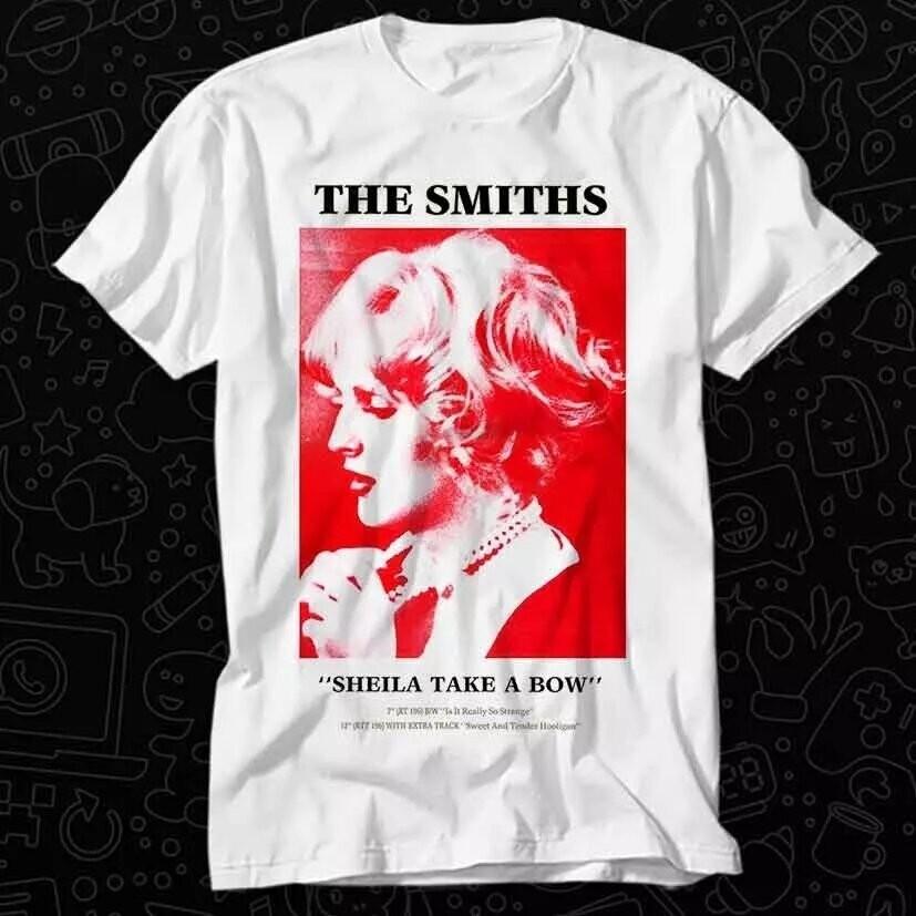 Футболка The Smiths Sheila Take A Bow, Хлопковая футболка с коротким рукавом, Размеры от S до 5XL, Унисекс футболка