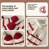 Coral Velvet Socks for Women Winter Extra Thick Warm Red Christmas Socks Sleeping Socks