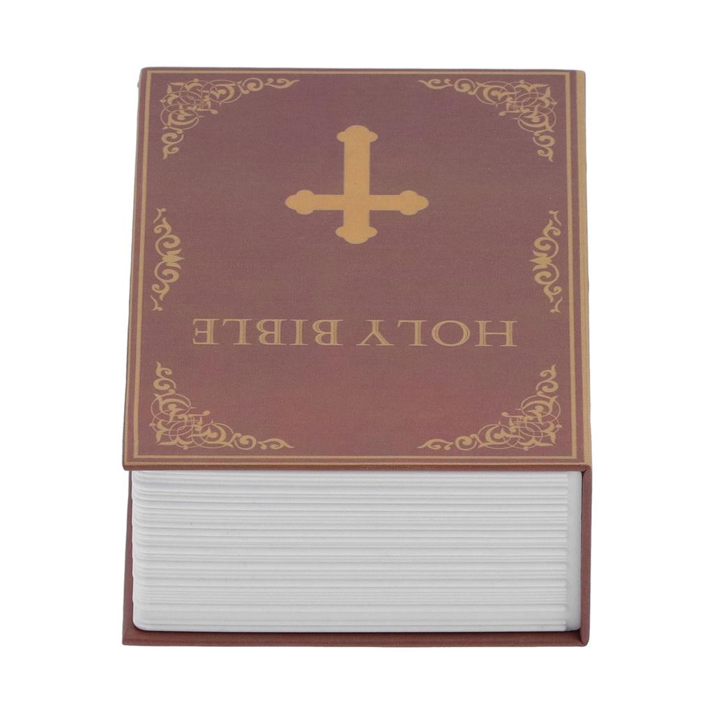 Неброский сейф в виде книги, напоминающий Священную Библию, для безопасного хранения ценностей