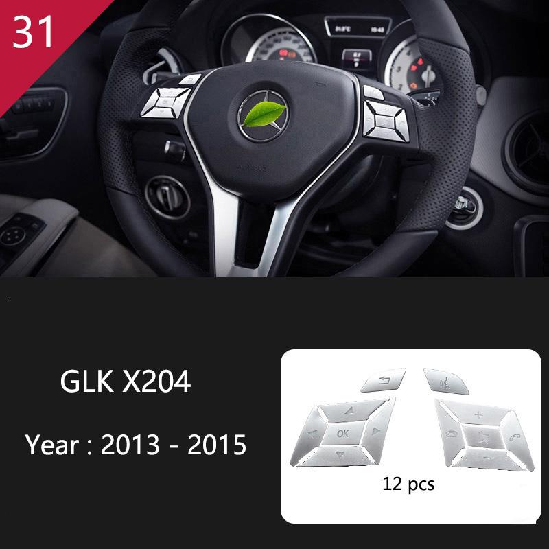 Углеродное волокно для Mercedes Benz GLK X204, внутренняя панель переключения передач, AC CD, панель, дверной подлокотник, отделка, наклейка на автомобиль
