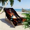 Alita: Battle Angel - Futuristic Warrior beach towel Outdoor camping Beach towel for vacation photos seaside Outdoor pool towel