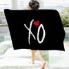 Полотенце пляжное из микрофибры The Weeknd Xo, впитывающее, быстросохнущее, мягкое, для йоги, плавания, курорта, альпинизма