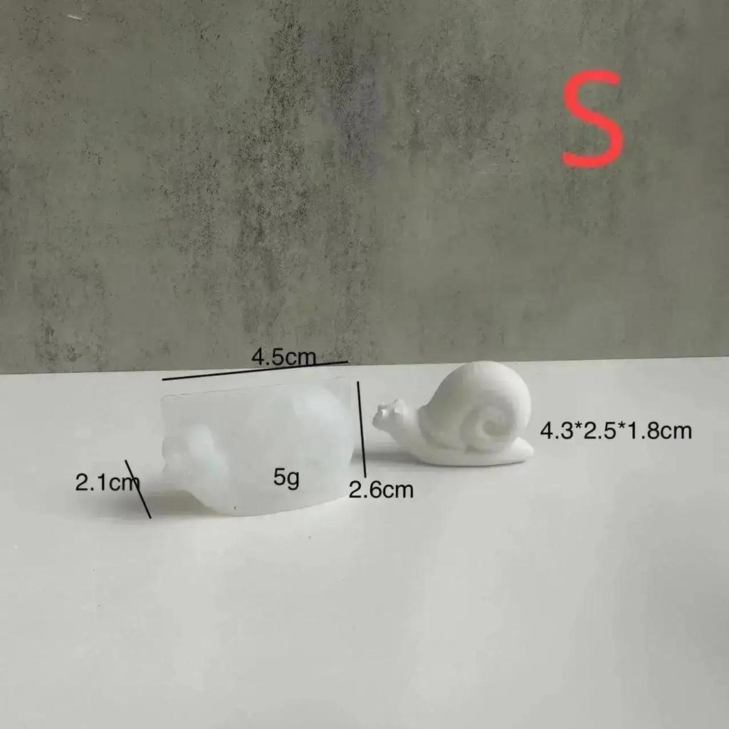 Crystal Epoxy Resin Mold Lovely Snail Animal Mold Silicone Molds Casting Mold Snail Making Plaster Mould For Home Decor Ornament