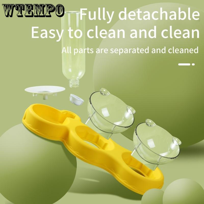 WTEMPO Миска для домашних животных, автоматическая кормушка для собак, кошек, миска для еды, контейнер для питья, приподнятая подставка, миска для поения, кормушка для домашних животных, товары для домашних животных