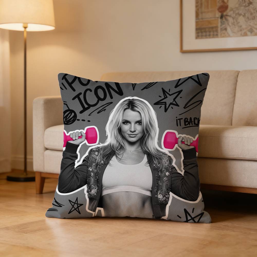 Принцесса Поп BBritney Spears Наволочка Чехол для Подушки Чехол для Декоративной Подушки Для Автомобиля Дивана