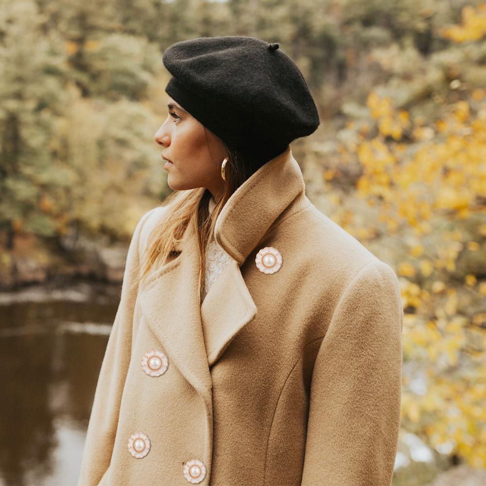 10Pcs Plastic DIY Decoration Ornaments Shirt Buttons Sewing Accessories Pearl Buttons Needlework