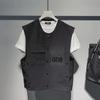 Мужской жилет без рукавов в корейском стиле 2023 года: Трендовая, свободная, универсальная мода на весну и осень
