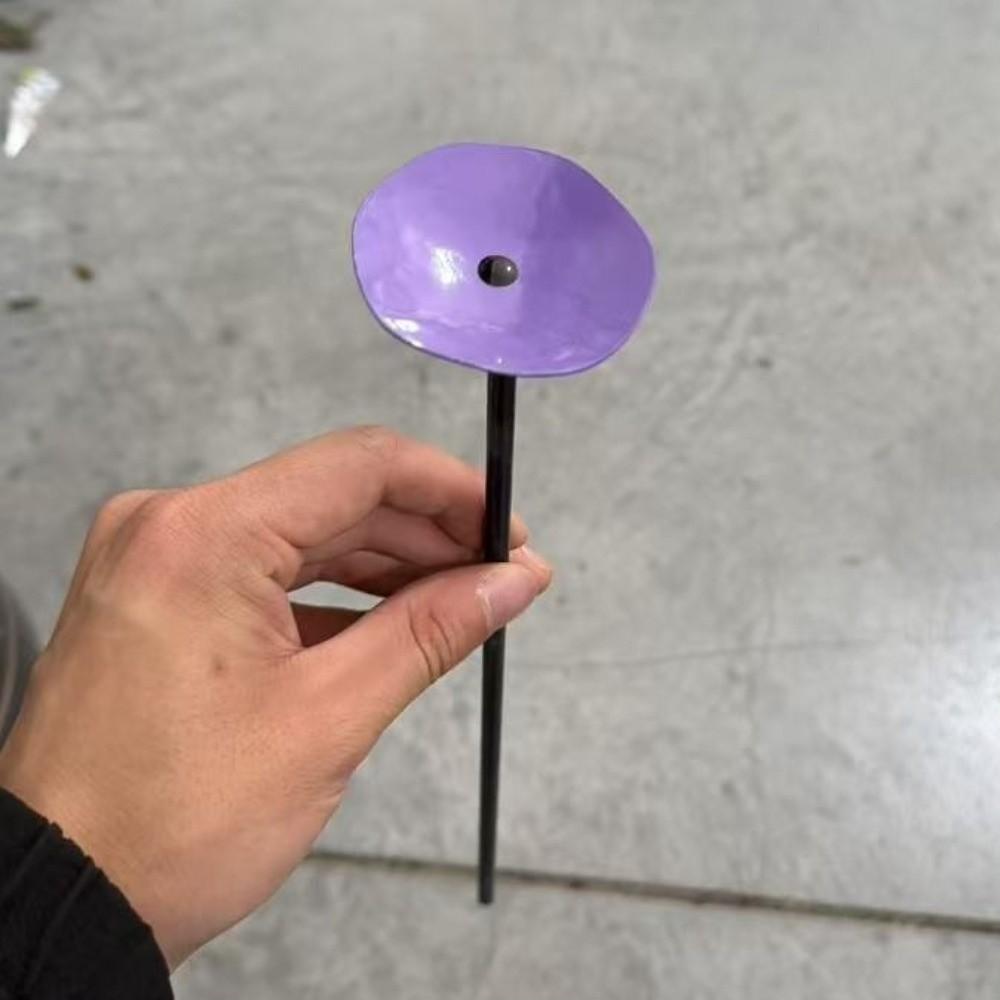 Metal Flower Bee Watering Station Water Dispenser Bird Feeding Cup Beekeeping Tools