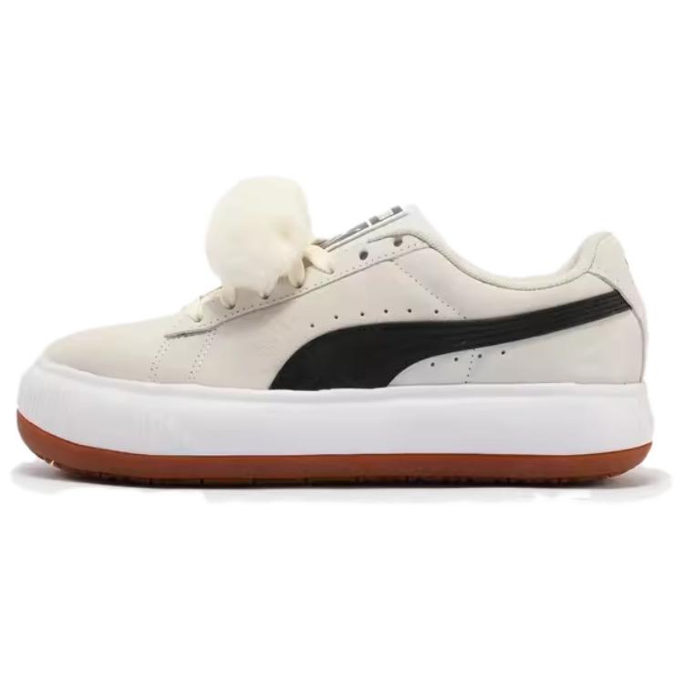 PUMA Mayu Height Increasing Low top Casual Shoes Women's White Black 403076-01