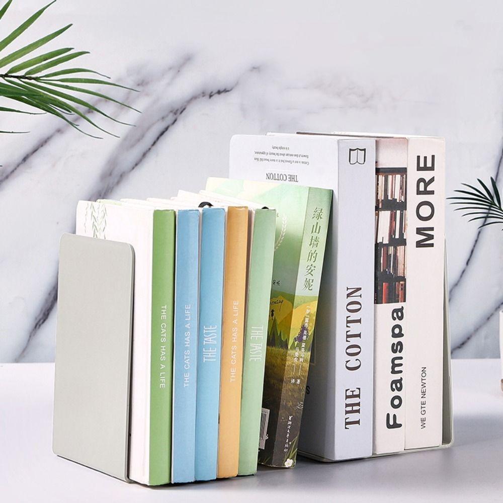 INS Book Stand L-shaped Book Support Rack Book Holder Desk Bookends Minimalism