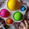Montessori Exercise Board Rattle Puzzle Toy Colorful Kids Fidget Toys Intelligence Development Early Education Toy Baby Toys