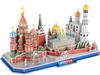 Cubic fun puzzle 3d city line moscow moskwa cubicfun 107 elementów mc266h