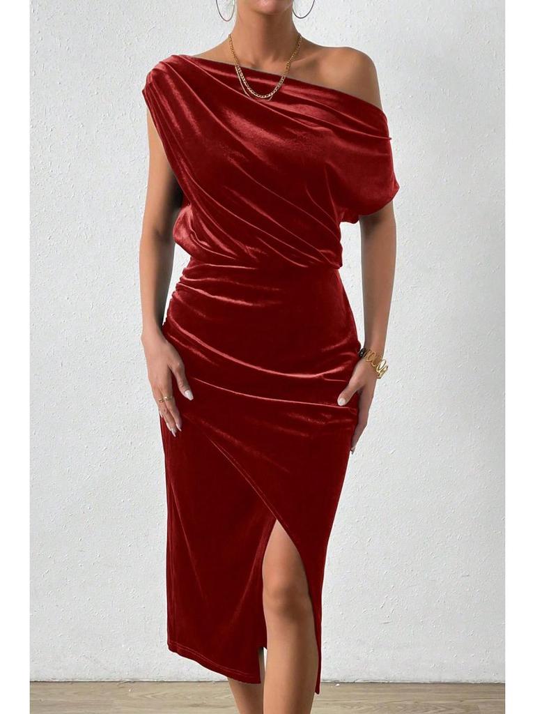 Лето 2025 Новое поступление: Элегантное женское вечернее платье с открытыми плечами