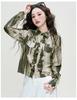 Retro and versatile Hong Kong style printed shirt 2025 short spring fashion long sleeved loose shirt trend