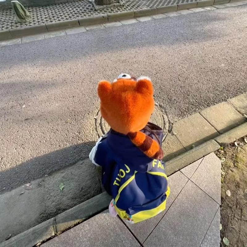 Маленькие енотовые наушники защищают уши, двигаются, милая плюшевая шапка-панда, женская зимняя теплая шапка-пуловер