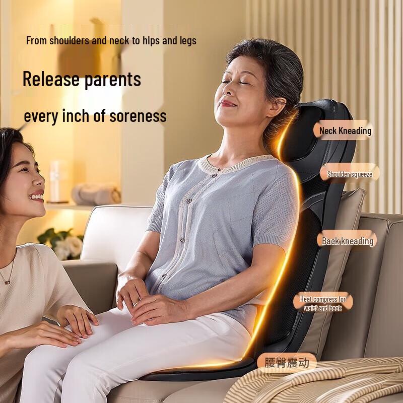 Электрический массажер для спины и поясницы AUX с подогревом