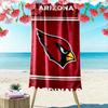 Пляжное полотенце с принтом Arizona Cardinals, Большое, Мягкое, Быстросохнущее, для Пляжа, Кемпинга, Плавания