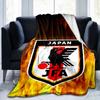 Japan Football Association Emblem Blanket Suitable for Sofas, Beds, Offices, And Camping - Perfect Gift for Halloween Christmas