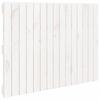 Vidaxl Wezgłowie Łóżka, Białe, 95,5X3X60 Cm, Lite Drewno Sosnowe