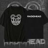 Radiohead Группа Повседневная с графикой Унисекс Футболка Унисекс 100% Хлопок Короткий рукав Y2k Оверсайз Популярная Футболка Женская Рок-музыка Ретро Топы