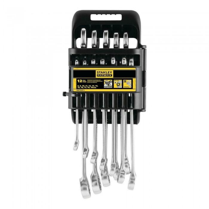 Stanley Fatmax Flat Eye Combination Wrench Set (Pack of 12)