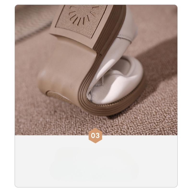 Мокасины из натуральной кожи с круглым носком, весенне-осенний женский толстый каблук, универсальные кожаные туфли большого размера, повседневная женская обувь в британском стиле