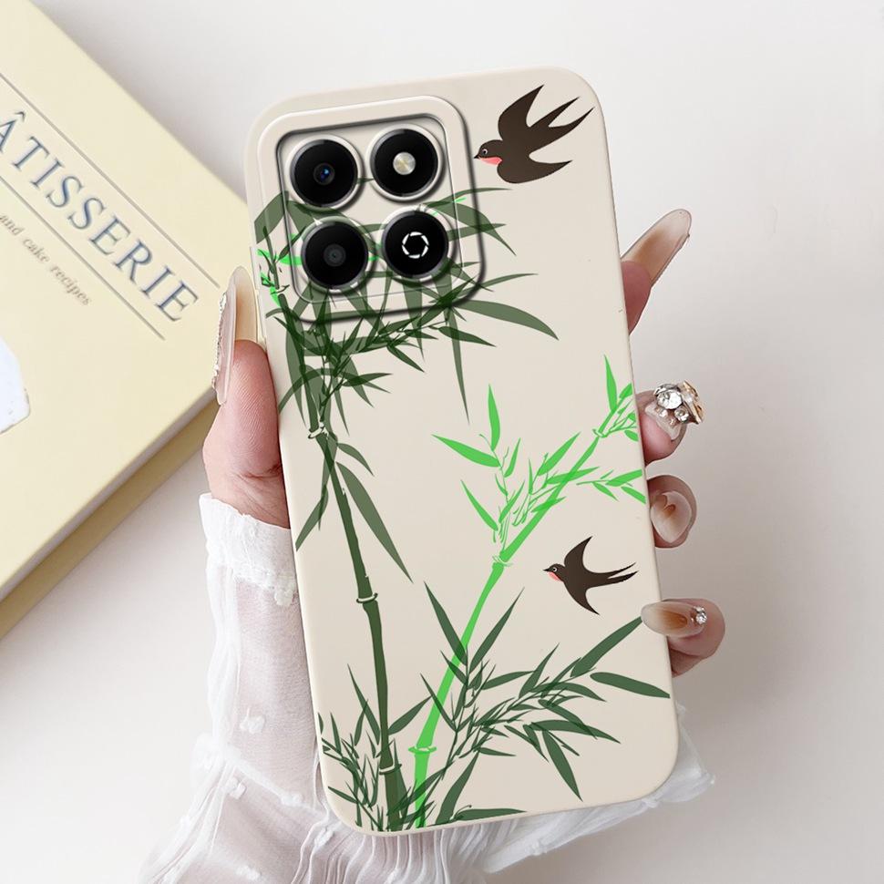 Colorful Flower Case For Honor X6b Coque Silicone Soft Cover For Huawei Honor X 6b 6a X6A Phone Cases Covers Bumper